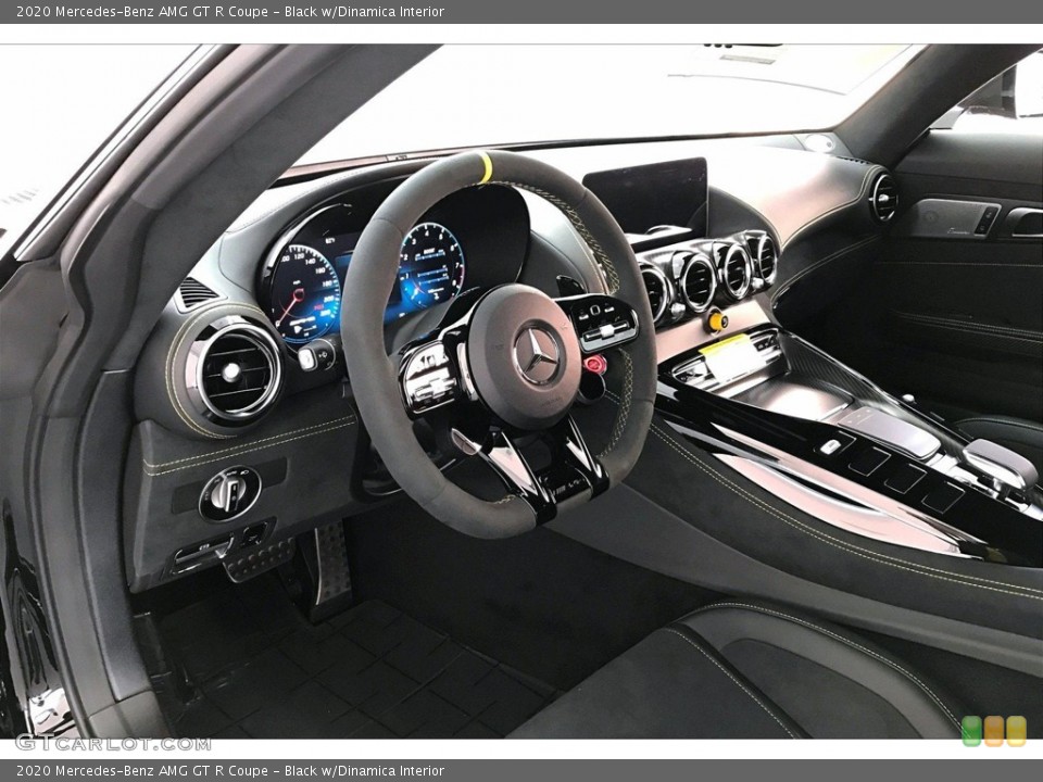 Black w/Dinamica Interior Dashboard for the 2020 Mercedes-Benz AMG GT R Coupe #134859402