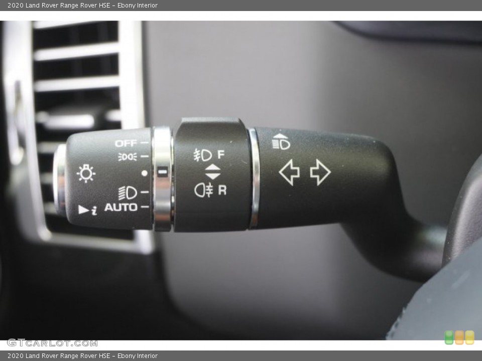 Ebony Interior Controls for the 2020 Land Rover Range Rover HSE #134860071