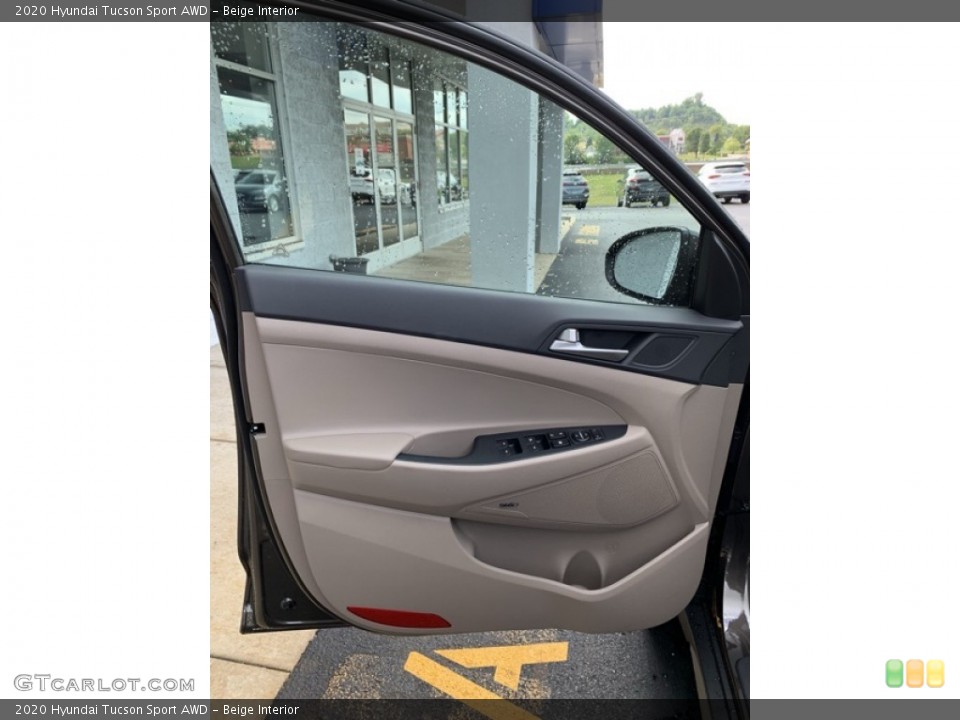 Beige Interior Door Panel for the 2020 Hyundai Tucson Sport AWD #134861658