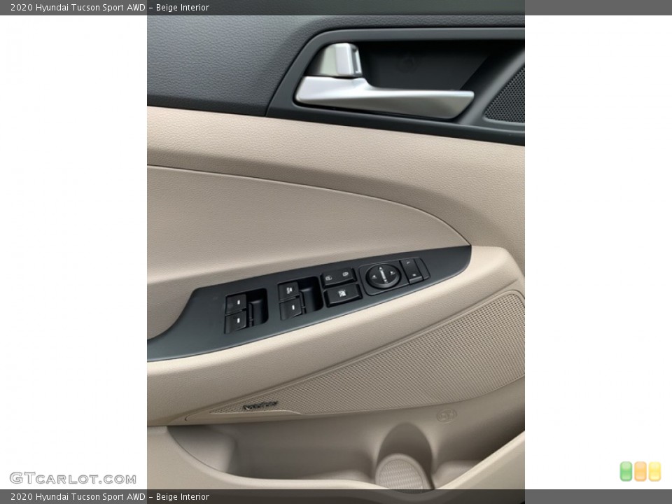 Beige Interior Door Panel for the 2020 Hyundai Tucson Sport AWD #134861670