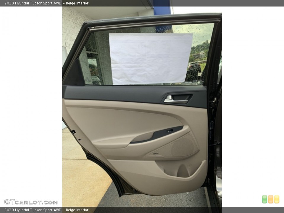 Beige Interior Door Panel for the 2020 Hyundai Tucson Sport AWD #134861745