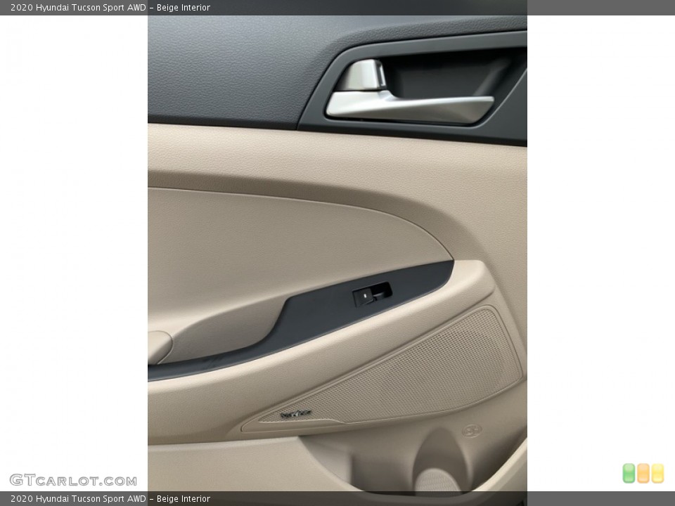 Beige Interior Controls for the 2020 Hyundai Tucson Sport AWD #134861766