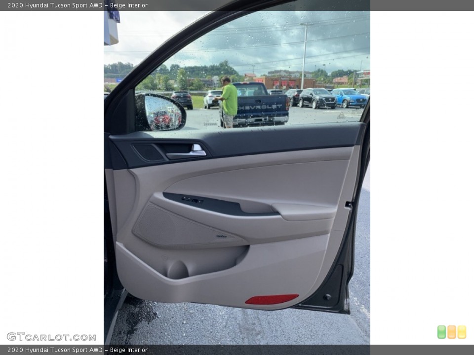 Beige Interior Door Panel for the 2020 Hyundai Tucson Sport AWD #134861922