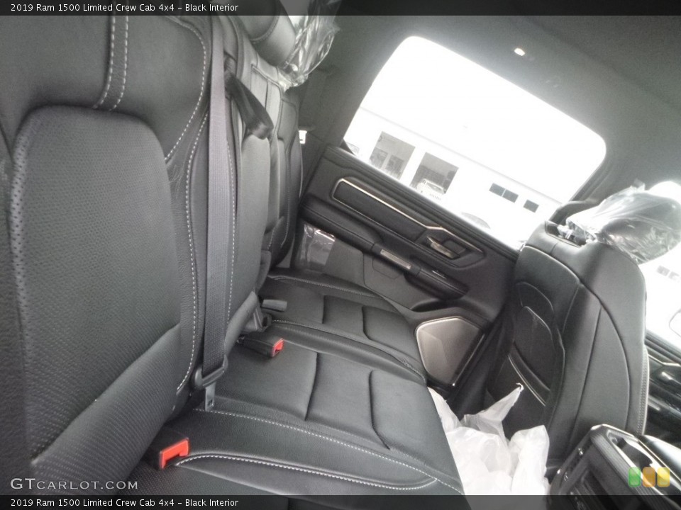 Black Interior Rear Seat for the 2019 Ram 1500 Limited Crew Cab 4x4 #134863932