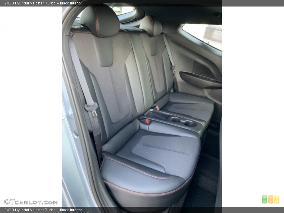 Black Interior Rear Seat for the 2020 Hyundai Veloster Turbo #134864769
