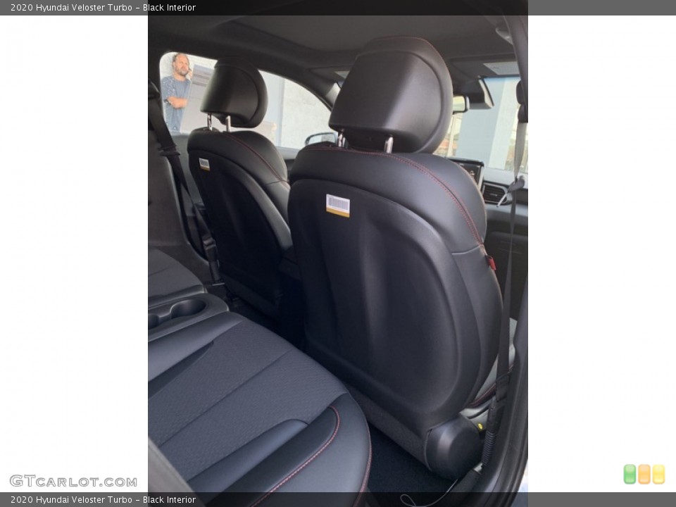 Black Interior Rear Seat for the 2020 Hyundai Veloster Turbo #134864784