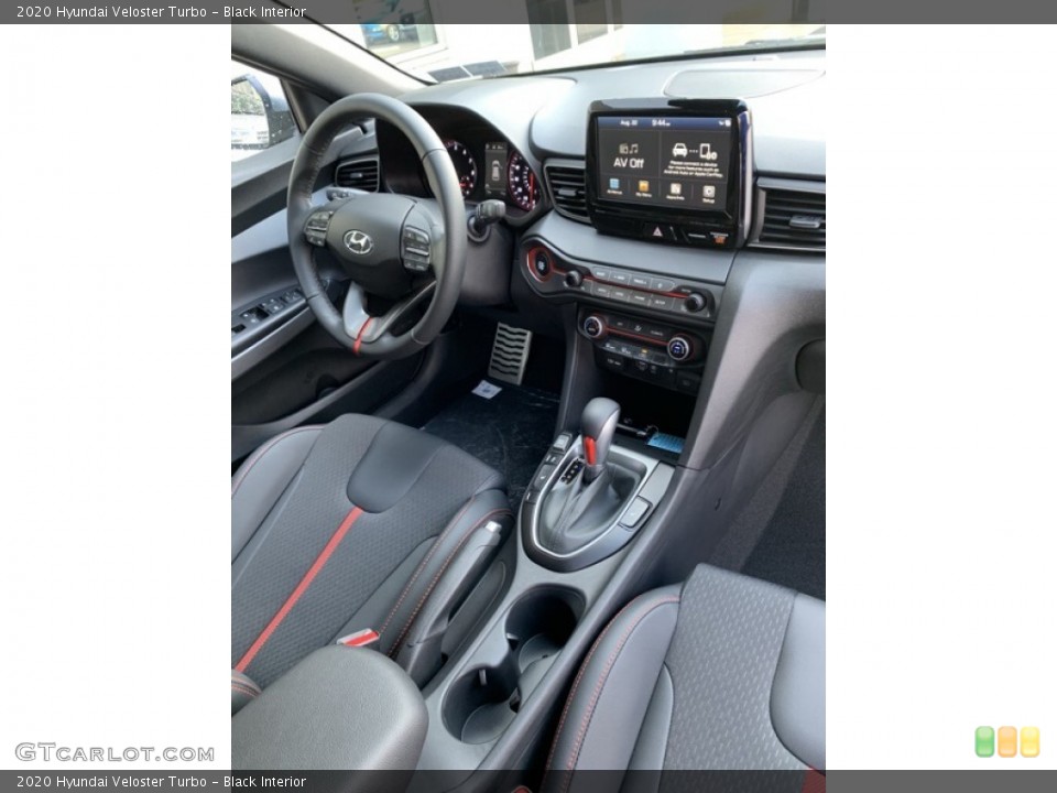 Black Interior Controls for the 2020 Hyundai Veloster Turbo #134864805