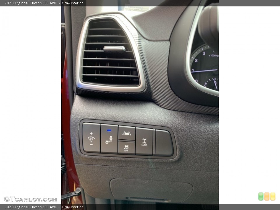Gray Interior Controls for the 2020 Hyundai Tucson SEL AWD #134868923