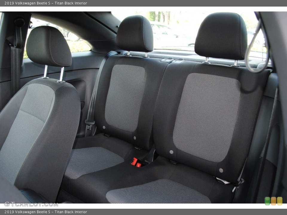 Titan Black Interior Rear Seat for the 2019 Volkswagen Beetle S #134869121