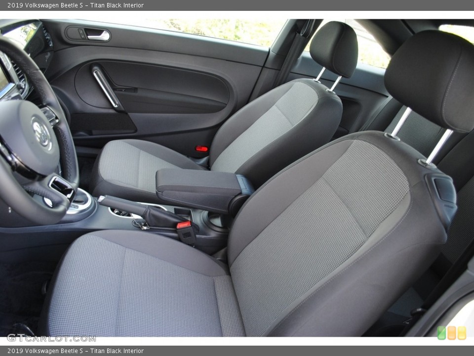 Titan Black Interior Front Seat for the 2019 Volkswagen Beetle S #134869148