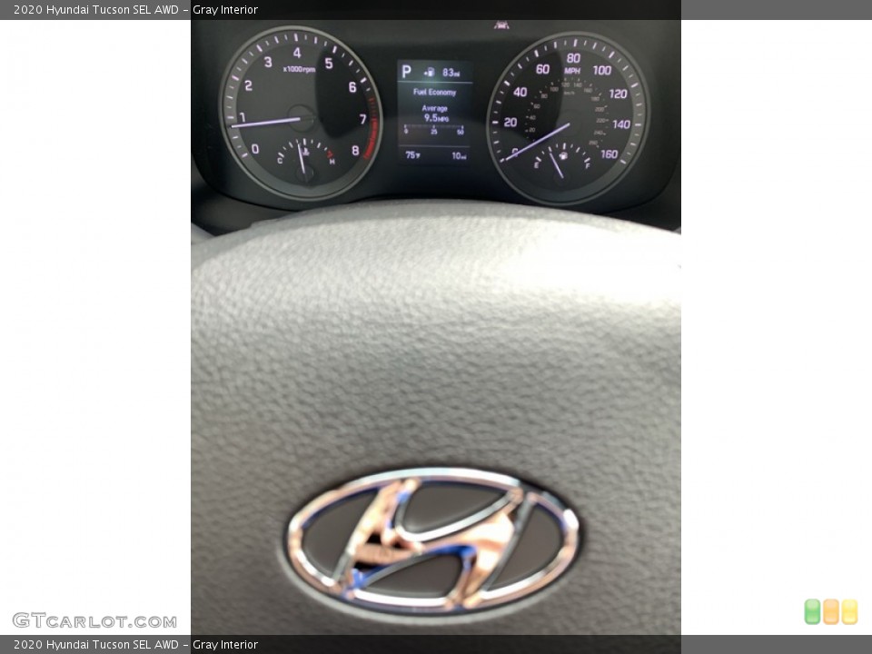 Gray Interior Gauges for the 2020 Hyundai Tucson SEL AWD #134869244