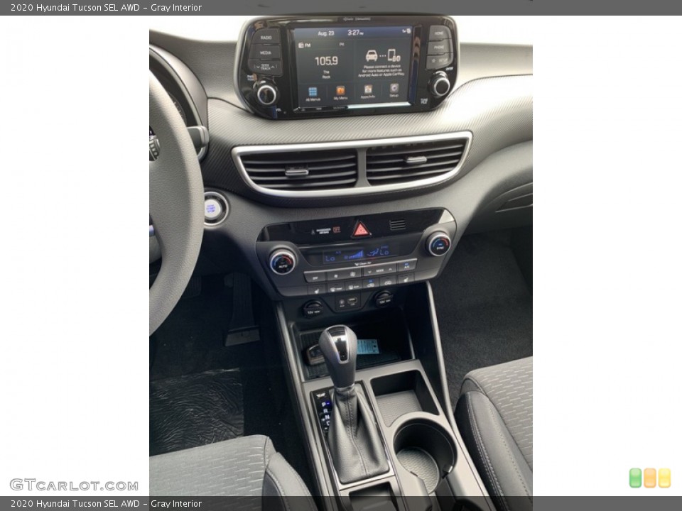 Gray Interior Controls for the 2020 Hyundai Tucson SEL AWD #134869259