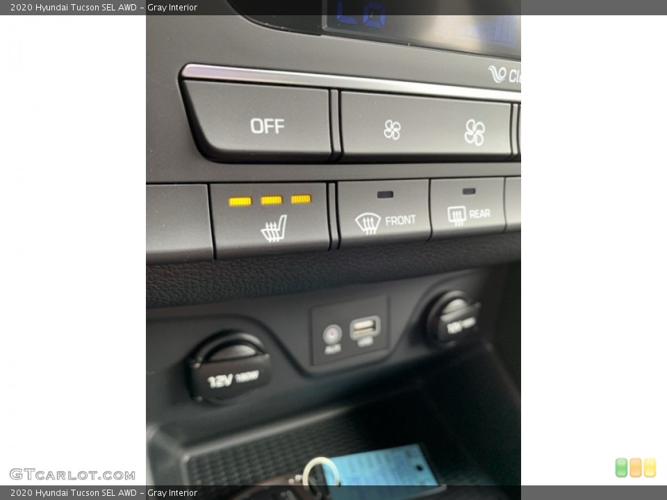 Gray Interior Controls for the 2020 Hyundai Tucson SEL AWD #134869364