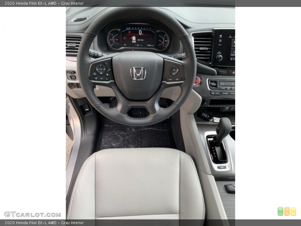 Gray Interior Steering Wheel for the 2020 Honda Pilot EX-L AWD #134875045