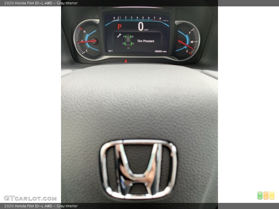 Gray Interior Gauges for the 2020 Honda Pilot EX-L AWD #134875413