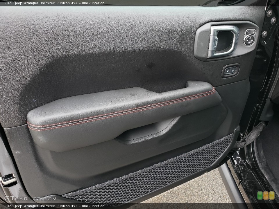 Black Interior Door Panel for the 2020 Jeep Wrangler Unlimited Rubicon 4x4 #134878427