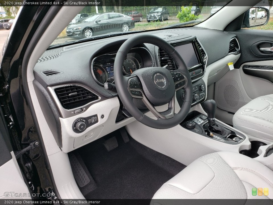Ski Gray/Black Interior Photo for the 2020 Jeep Cherokee Limited 4x4 #134879111