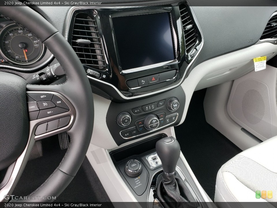 Ski Gray/Black Interior Controls for the 2020 Jeep Cherokee Limited 4x4 #134879159