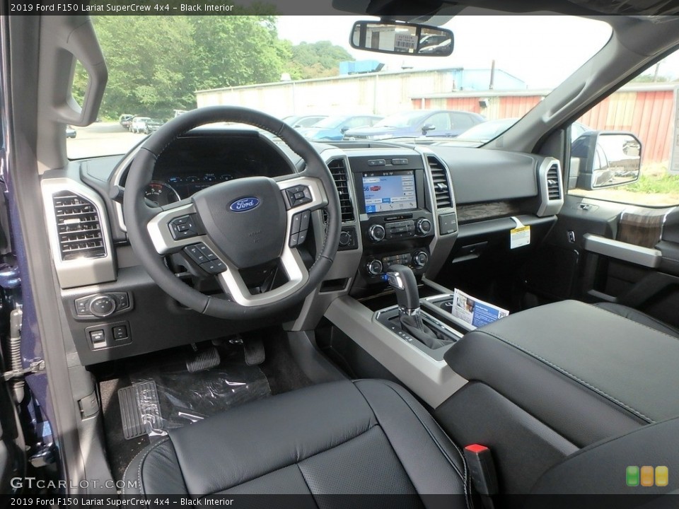 Black Interior Photo for the 2019 Ford F150 Lariat SuperCrew 4x4 #134880407