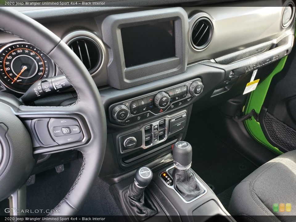 Black Interior Transmission for the 2020 Jeep Wrangler Unlimited Sport 4x4 #134880743