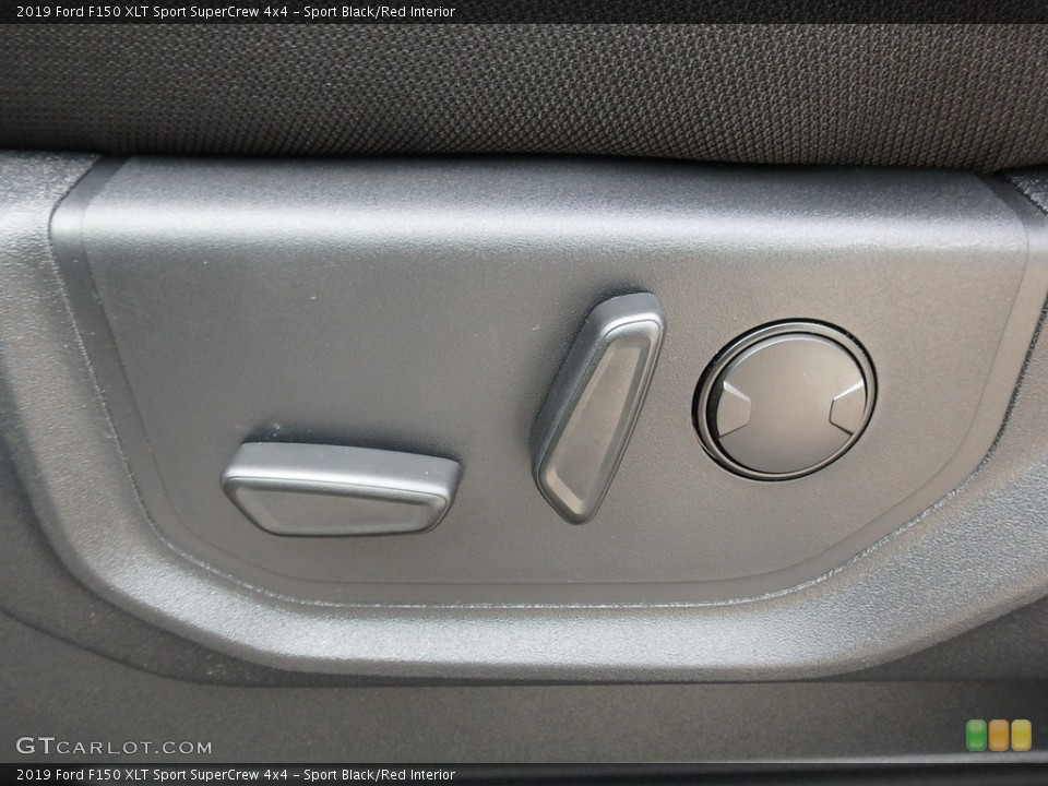 Sport Black/Red Interior Controls for the 2019 Ford F150 XLT Sport SuperCrew 4x4 #134881076