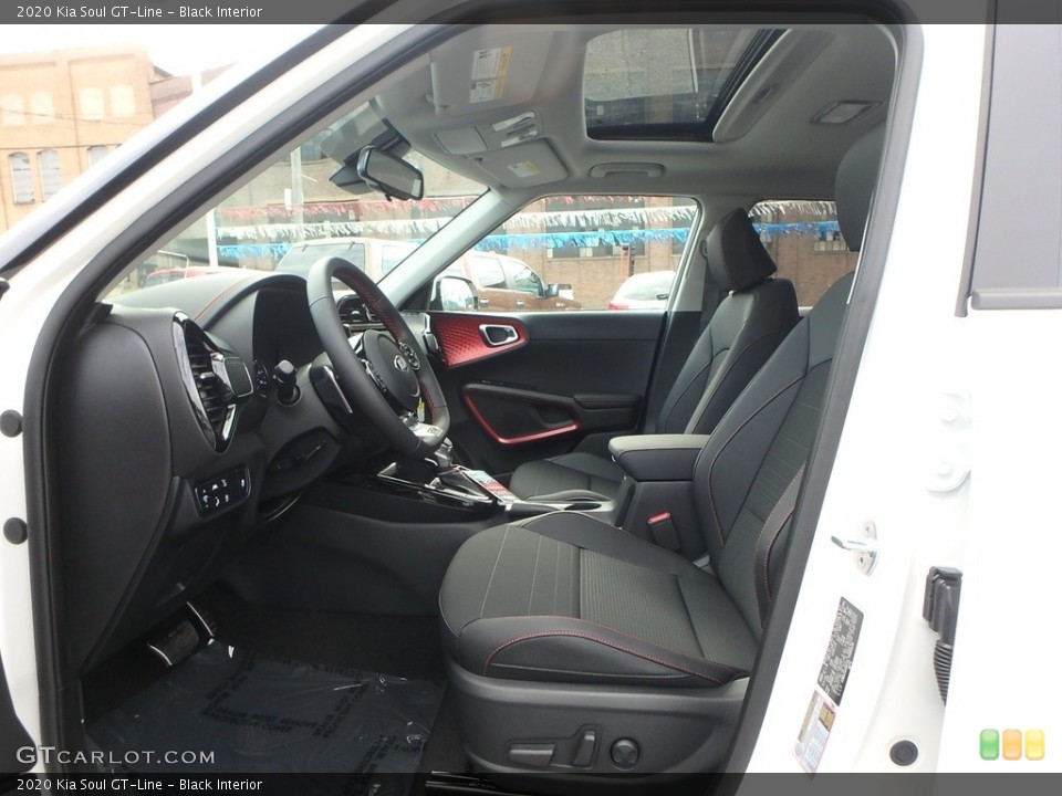 Black Interior Front Seat for the 2020 Kia Soul GT-Line #134884616