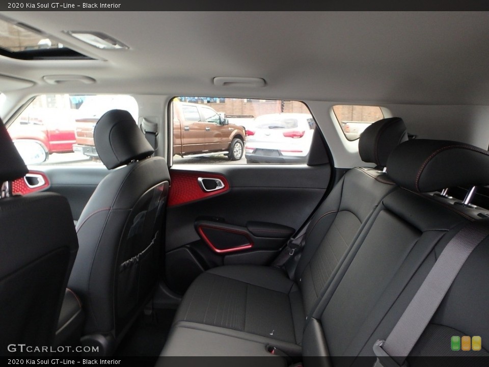 Black Interior Rear Seat for the 2020 Kia Soul GT-Line #134884637