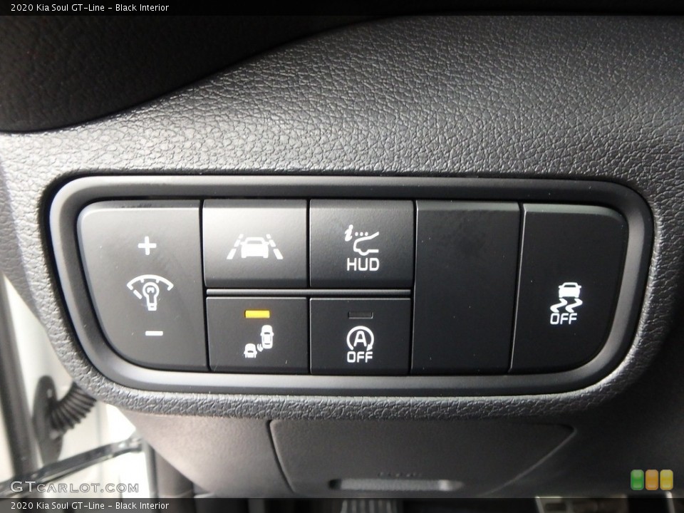 Black Interior Controls for the 2020 Kia Soul GT-Line #134884736
