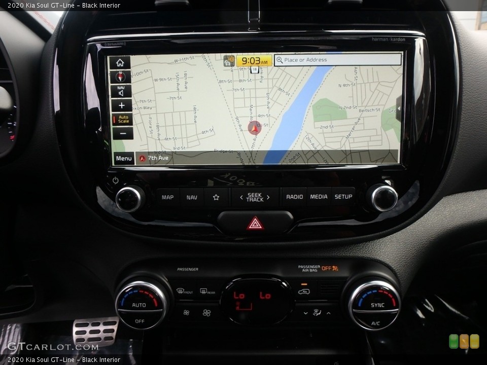 Black Interior Navigation for the 2020 Kia Soul GT-Line #134884760