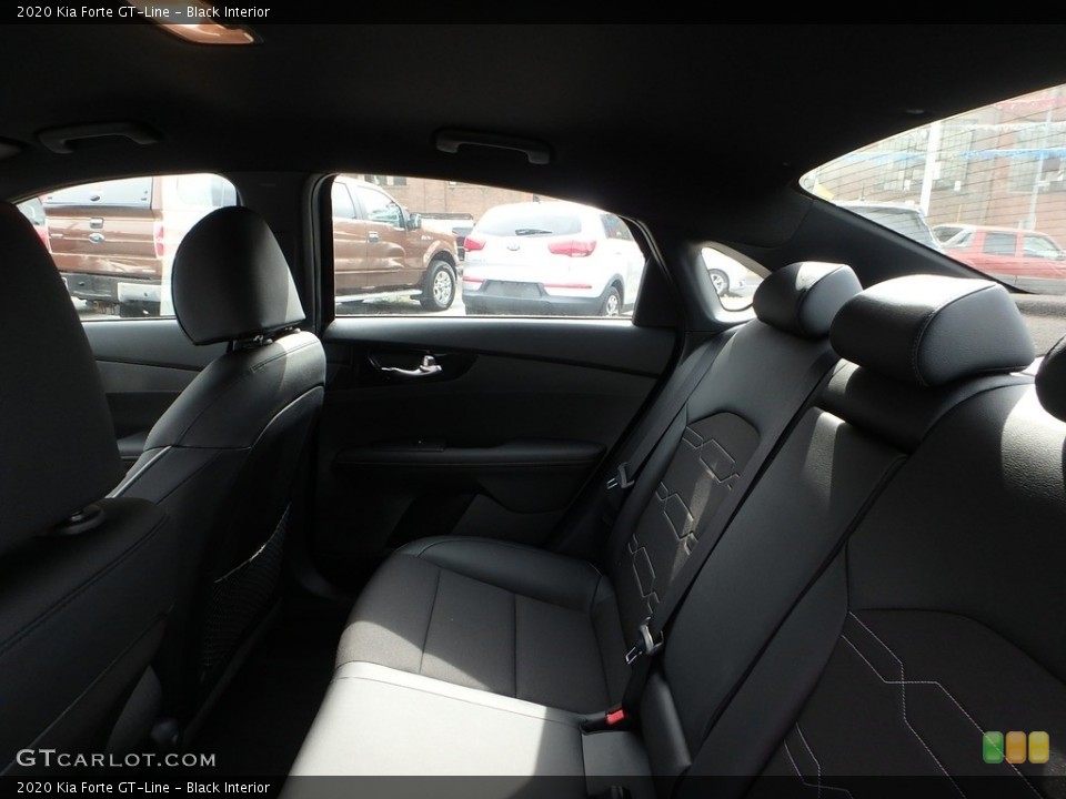 Black Interior Rear Seat for the 2020 Kia Forte GT-Line #134885090