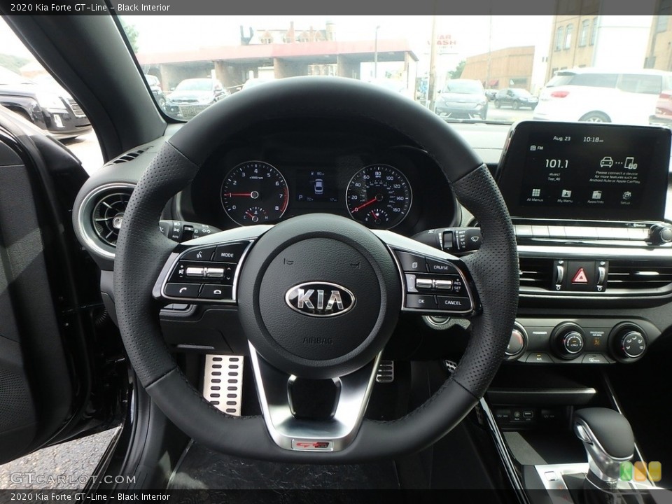 Black Interior Steering Wheel for the 2020 Kia Forte GT-Line #134885165
