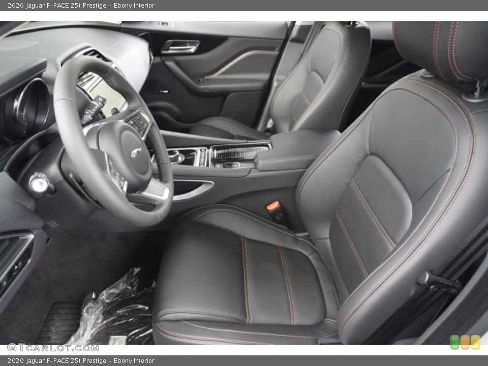 Ebony Interior Front Seat for the 2020 Jaguar F-PACE 25t Prestige #134897167