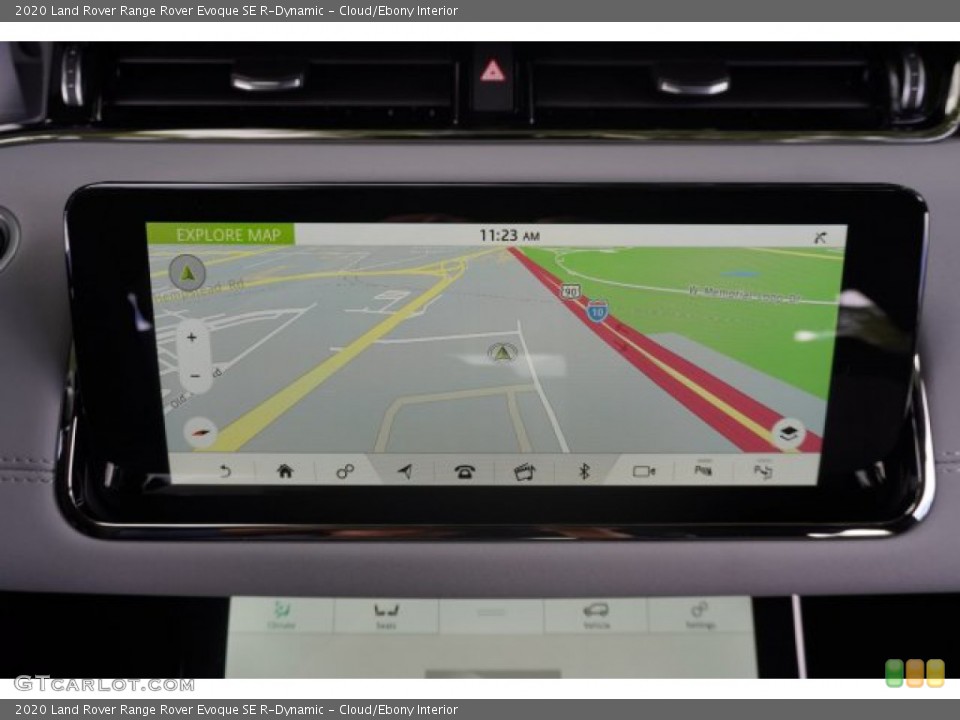 Cloud/Ebony Interior Navigation for the 2020 Land Rover Range Rover Evoque SE R-Dynamic #134898318