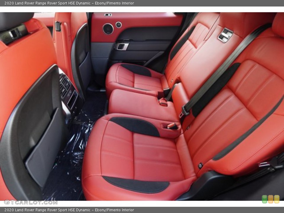 Ebony/Pimento Interior Rear Seat for the 2020 Land Rover Range Rover Sport HSE Dynamic #134898523