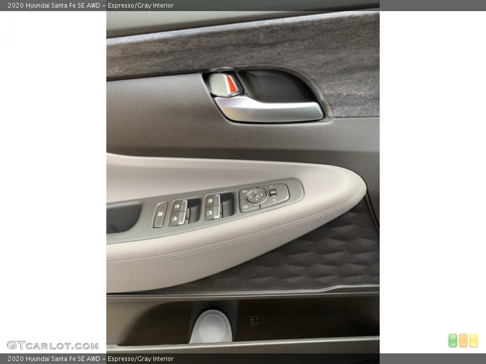 Espresso/Gray Interior Controls for the 2020 Hyundai Santa Fe SE AWD #134900602