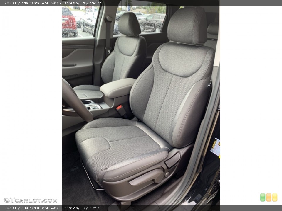 Espresso/Gray Interior Photo for the 2020 Hyundai Santa Fe SE AWD #134900653