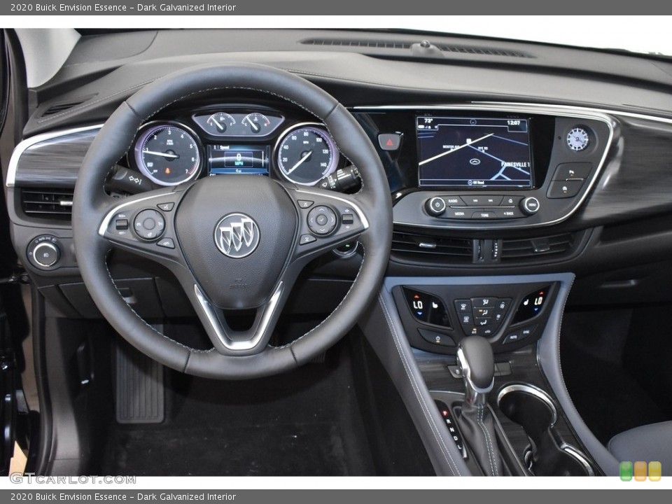 Dark Galvanized Interior Controls for the 2020 Buick Envision Essence #134900758