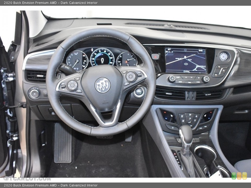 Dark Galvanized Interior Dashboard for the 2020 Buick Envision Premium AWD #134901109