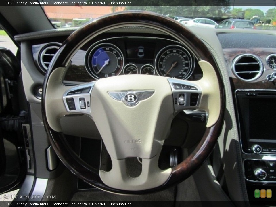 Linen Interior Steering Wheel for the 2012 Bentley Continental GT  #134903260
