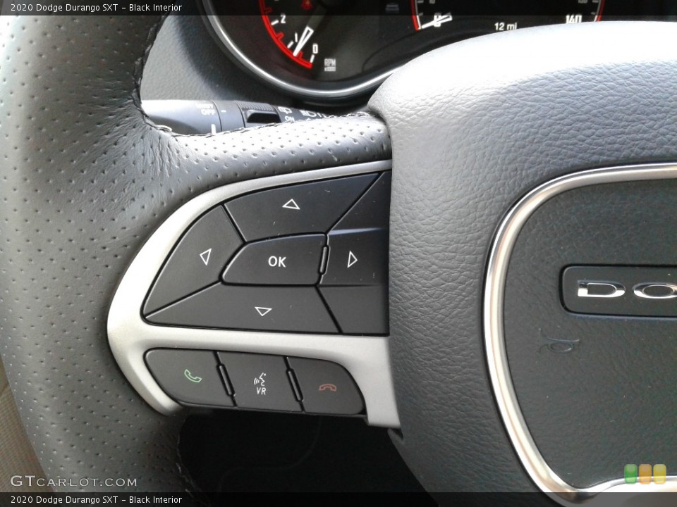 Black Interior Steering Wheel for the 2020 Dodge Durango SXT #134905816