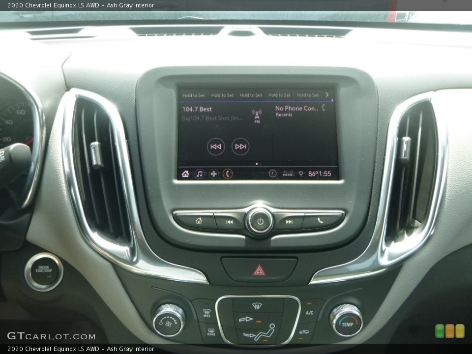 Ash Gray Interior Controls for the 2020 Chevrolet Equinox LS AWD #134906222