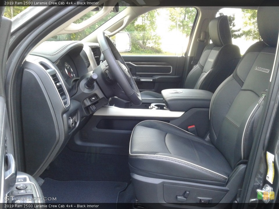 Black Interior Photo for the 2019 Ram 2500 Laramie Crew Cab 4x4 #134907379