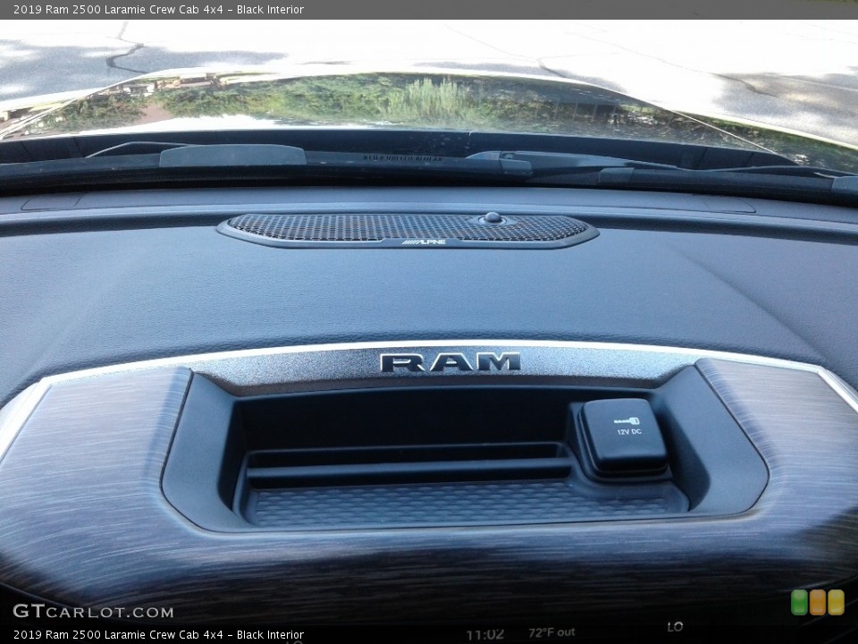 Black Interior Dashboard for the 2019 Ram 2500 Laramie Crew Cab 4x4 #134907754