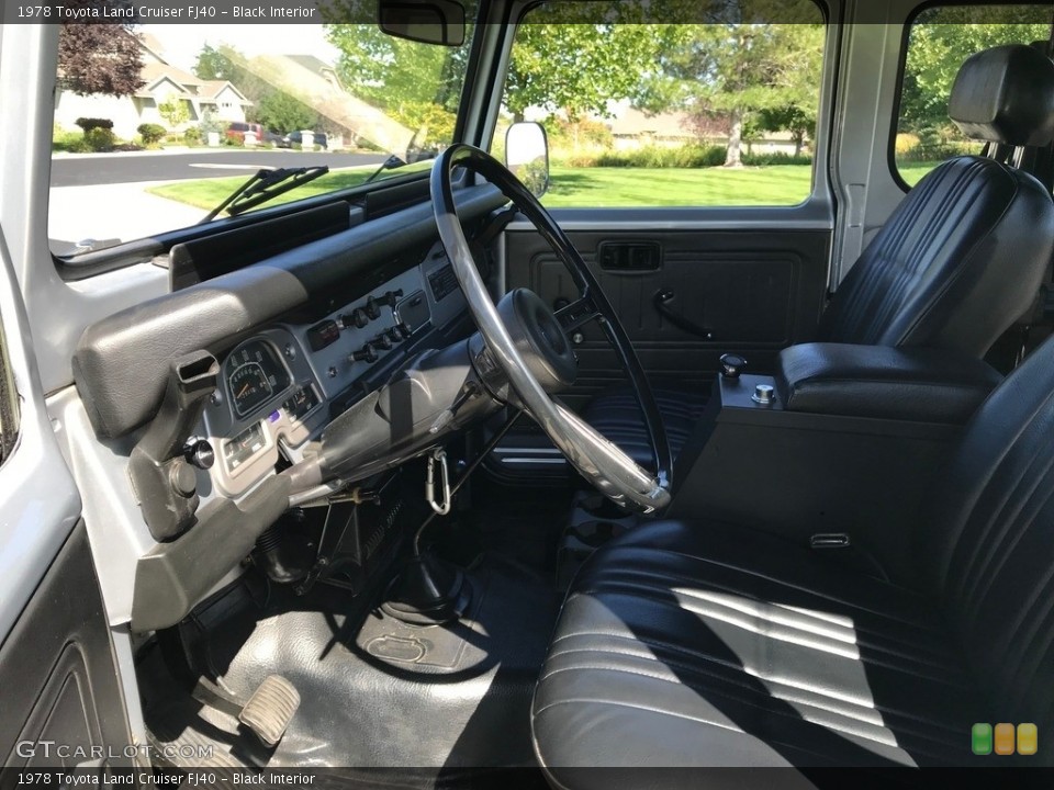 Black Interior Photo for the 1978 Toyota Land Cruiser FJ40 #134909128