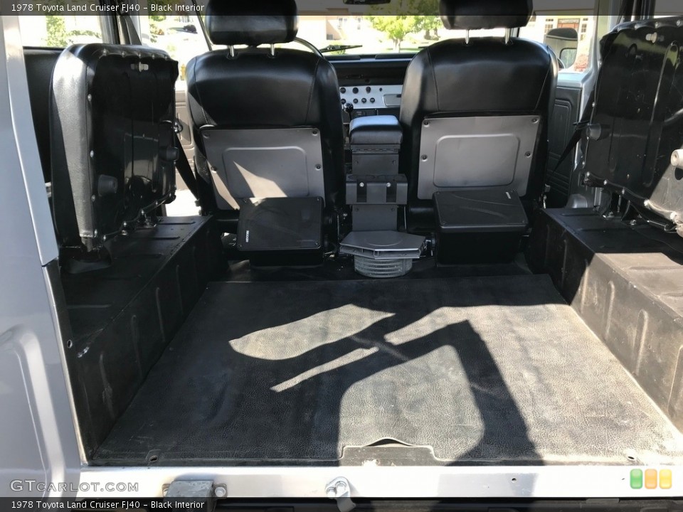 Black Interior Rear Seat for the 1978 Toyota Land Cruiser FJ40 #134909140