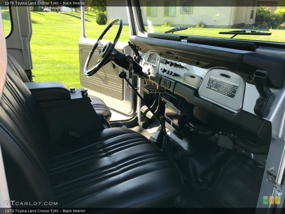 Black Interior Photo for the 1978 Toyota Land Cruiser FJ40 #134909467