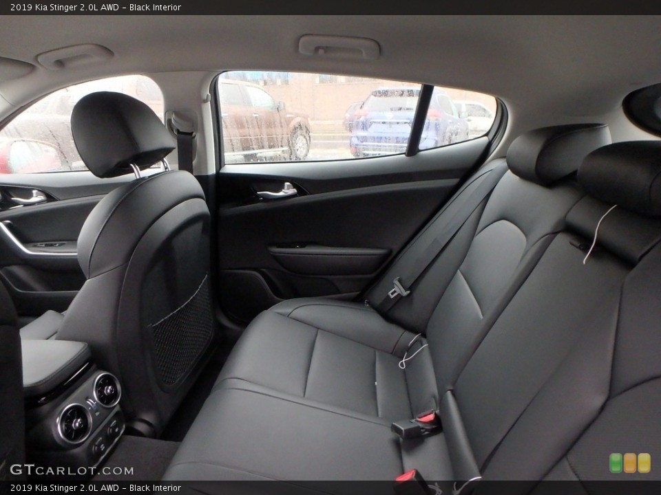 Black Interior Rear Seat for the 2019 Kia Stinger 2.0L AWD #134913127
