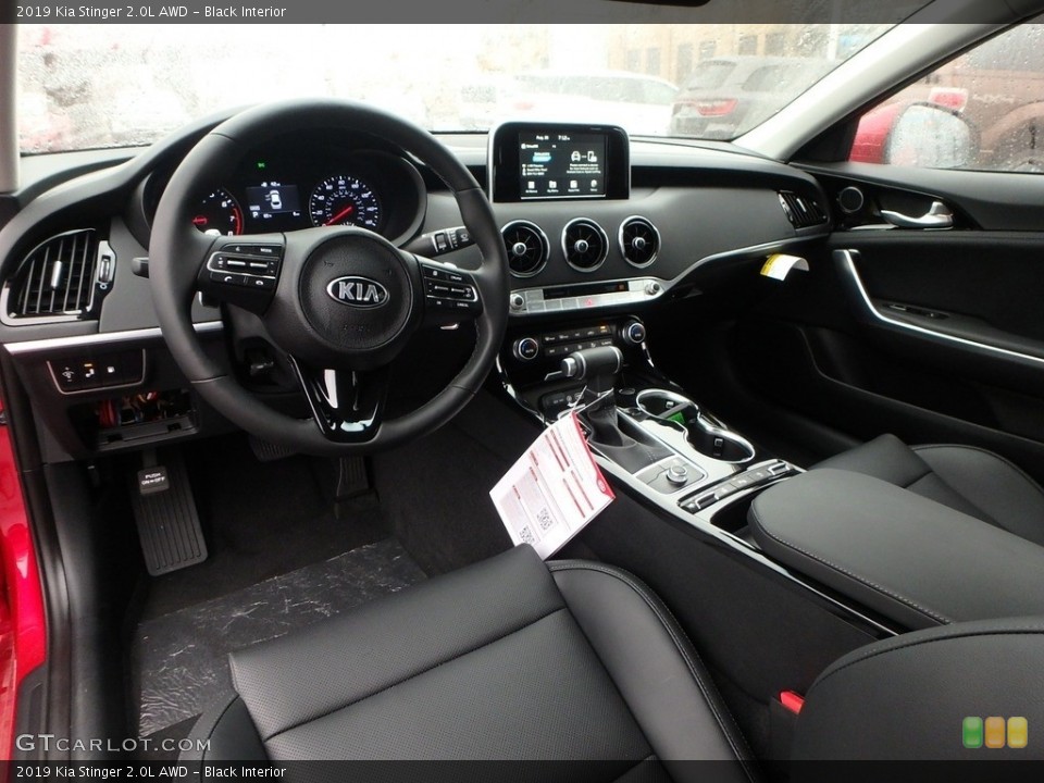 Black Interior Photo for the 2019 Kia Stinger 2.0L AWD #134913154