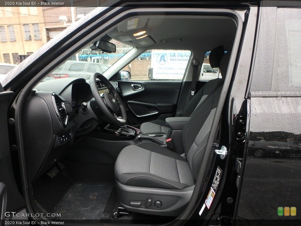Black Interior Front Seat for the 2020 Kia Soul EX #134914579