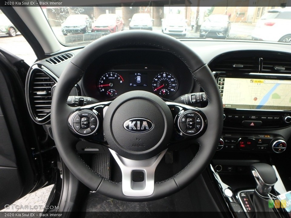 Black Interior Steering Wheel for the 2020 Kia Soul EX #134914714